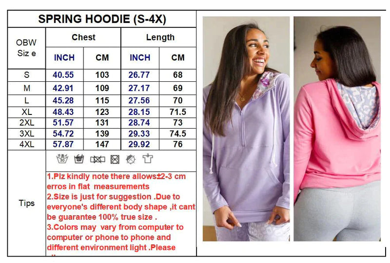 Preorder: Audre Half Zip Halloween Hoodie In Assorted Colors Womens