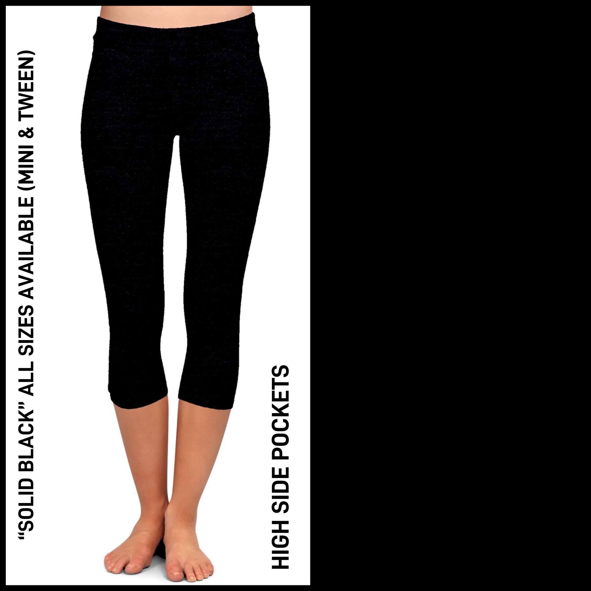 Black Carpi Length Leggings – SidePony Boutique