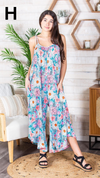 Preorder: Relaxed Fit Jumpsuit In Assorted Prints Womens