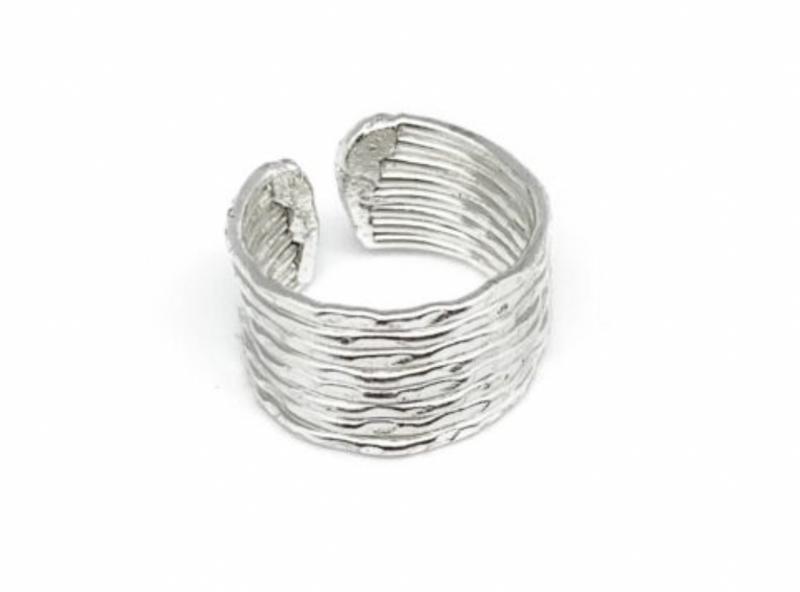 Silver Plated cuff ring