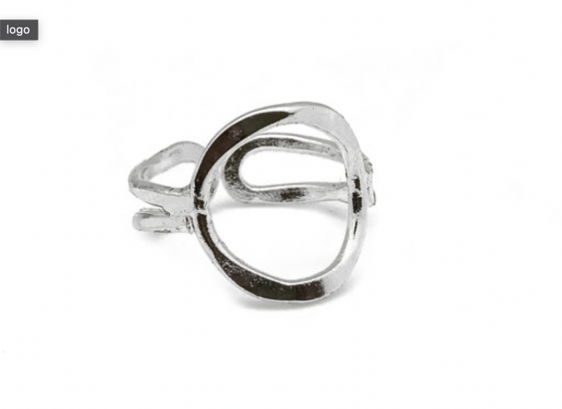 Silver Plated Circle Ring
