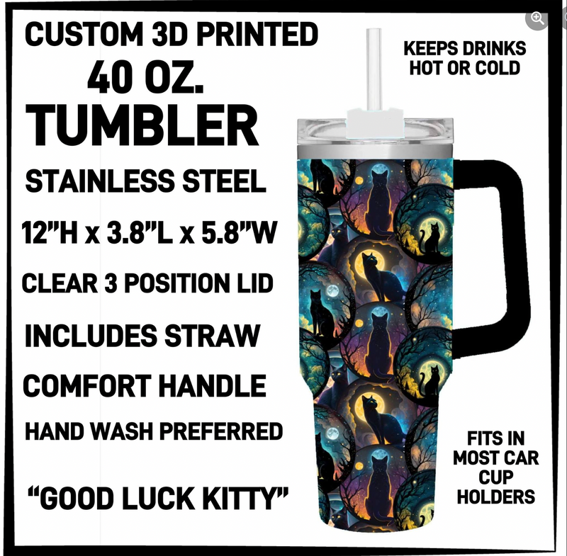 Insulated Tumblers - Black Cat