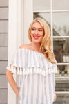Set Yourself Free Striped Top Womens