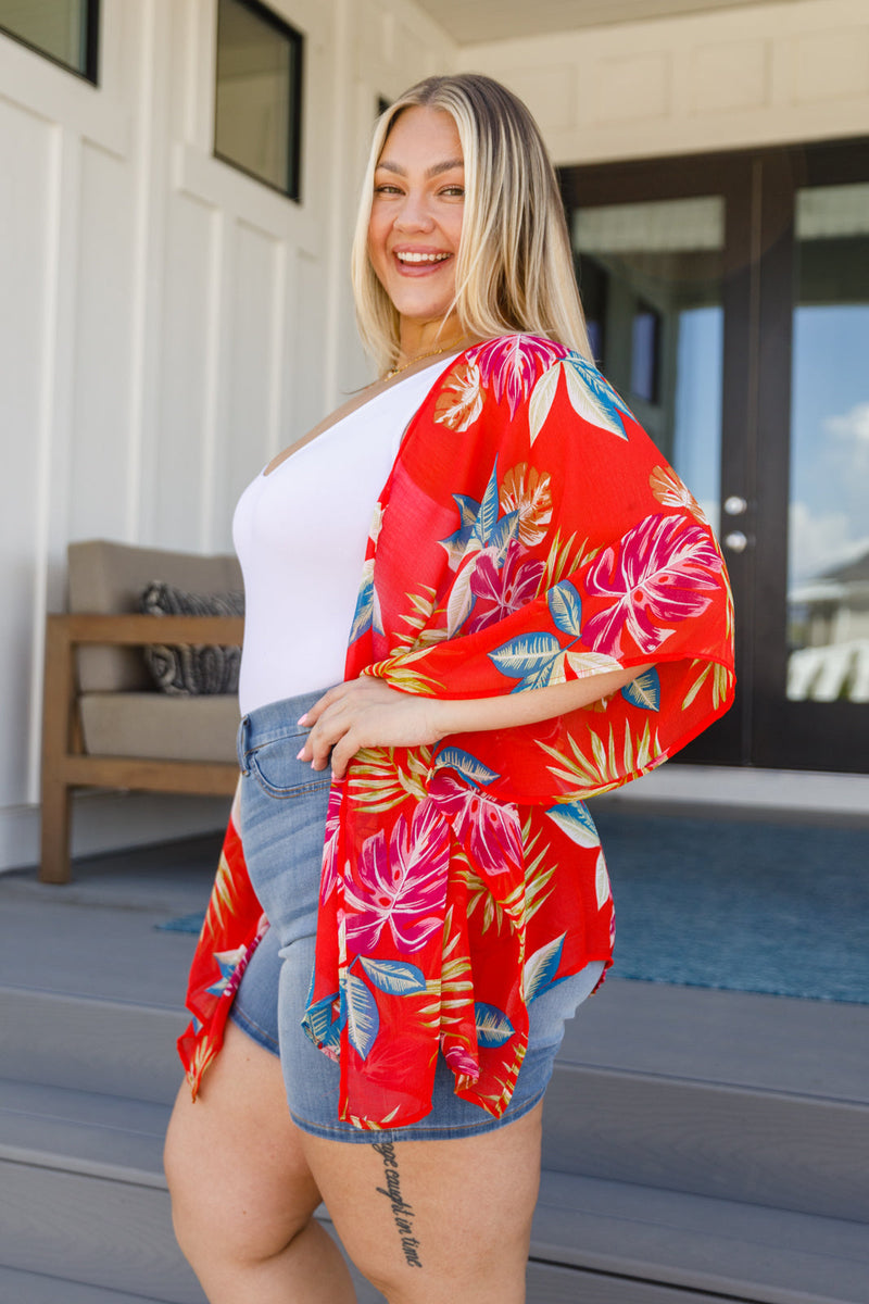 Take Me Tropical Kimono Womens