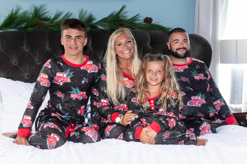 Preorder: Matching Christmas Pajama Trucks Womens