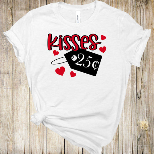 Graphic Tee - Kisses 25 Cents V2
