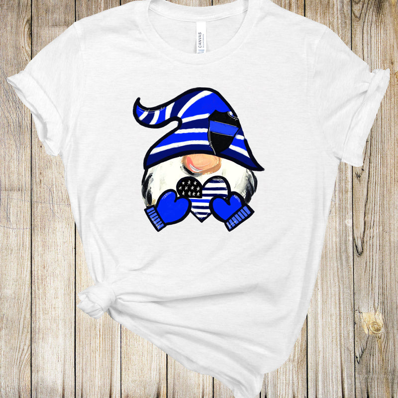 Graphic Tee - Police Love Gnome
