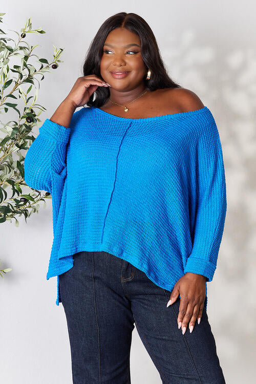 Plus size knit store tops