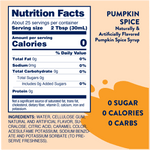 Jordan's Skinny Mixes - Sugar Free Pumpkin Spice Syrup