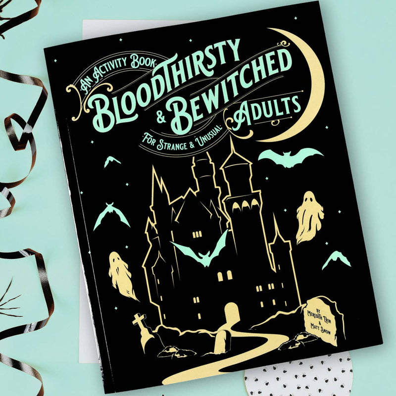 Boredwalk - Bloodthirsty and Bewitched Adult Activity Book