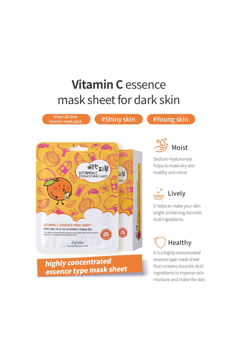 Vitamin C Essence Facial Mask Sheet