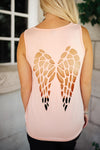 Angelina Tank In Soft Pink Womens