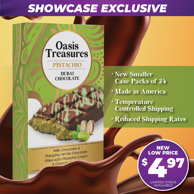 Dubai Chocolate Bar Pistachio by Oasis Treasures