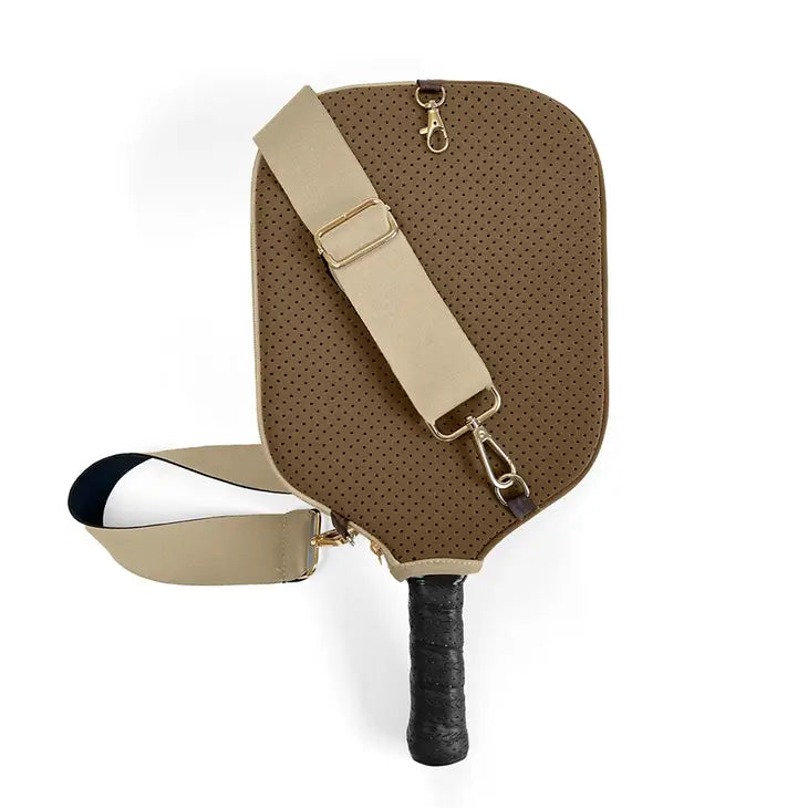 Preorder: Pickleball Paddle Cover With Strap In Solid Colors Womens