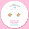 Girl Nation - CLIP ON Cutie Earrings- Turtle-y Awesome