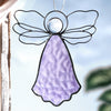 Angel Ornament Sun Catcher: Purple