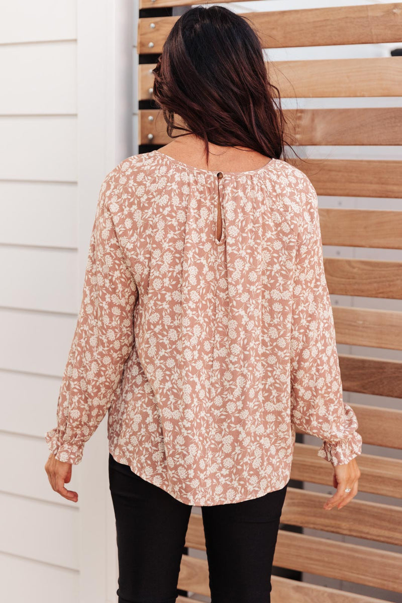 Stop And Smell The Roses Top Womens