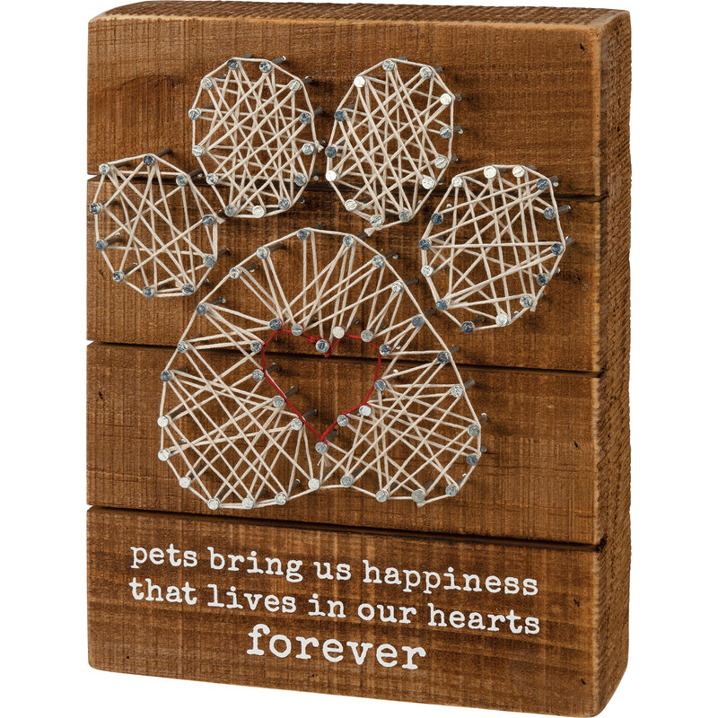 Happiness In Our Hearts Forever String Art