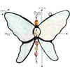 Clear Butterfly Stained Glass Sun Catcher Ornament