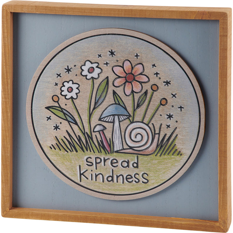 Spread Kindness Inset Box Sign