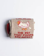 Women's Chickens The Pet That Poops Breakfast Crew Socks