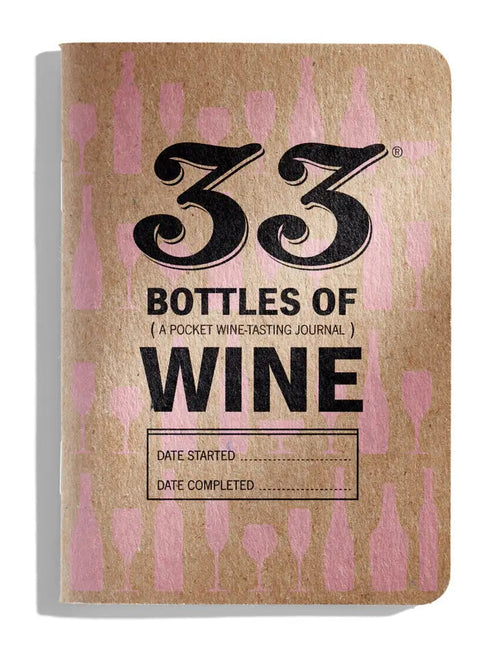 Preorder: 33 Bottles Of Wine Tasting Notebook Womens