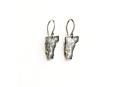 Jennifer Kahn Jewelry - Tiny Silver Vermont Earrings