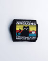 Men's I'm Not Arguing I'm Explaining Funny Cat Crew Socks