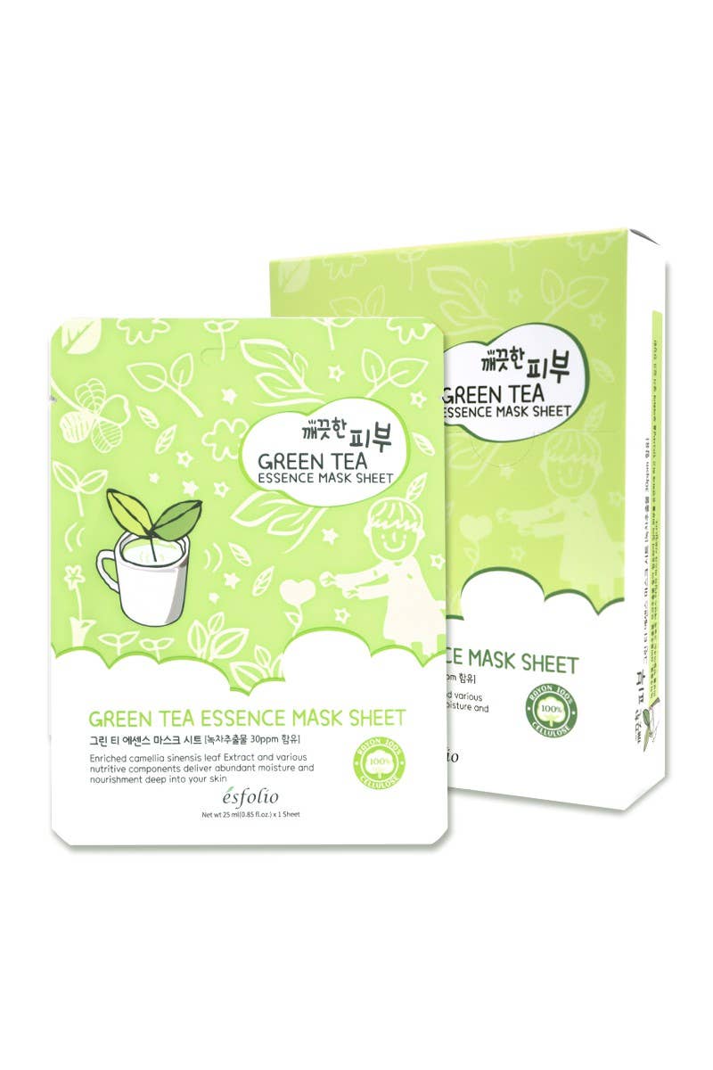 Green Tea Essence Facial Mask Sheet