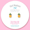 Girl Nation - CLIP ON Cutie Earrings- Lookin' Pine