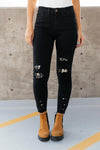 Into The Wild Distressed Skinny Jeans Womens