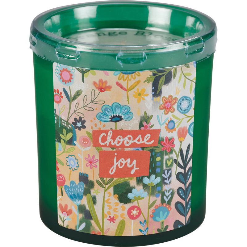 Primitives by Kathy - Choose Joy Green Candle