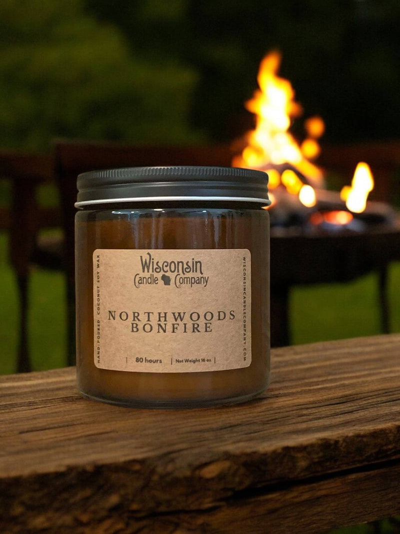Wisconsin Candle Company - Northwoods Bonfire: 8 oz Jar