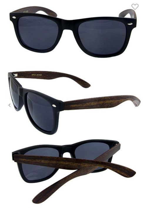 Unisex Wooden Style Sunglasses