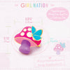 Girl Nation - Mushroom Meadow Adjustable Ring with Gift Box