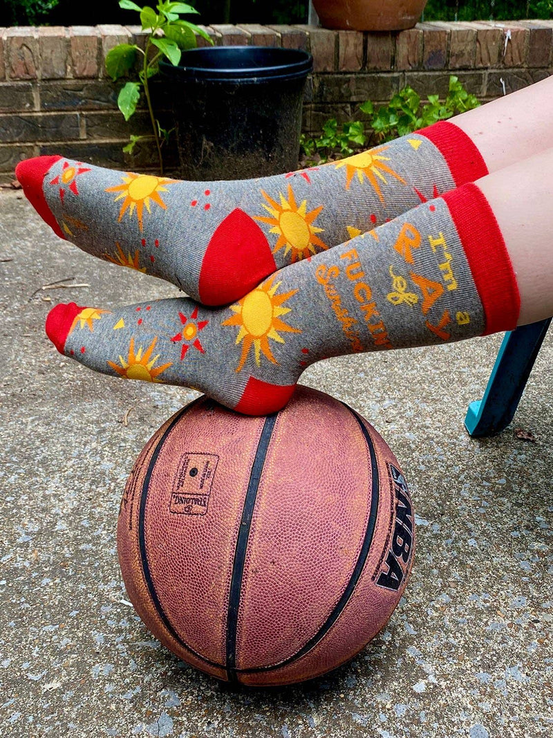 Fabdaz - I'm a Ray of Fuckin' Sunshine Women's Crew Socks