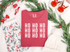 Ho Ho Ho Stacked Graphic Tee and Sweatshirt