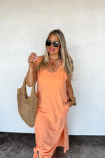 Relaxed Summer Split Hem Dress