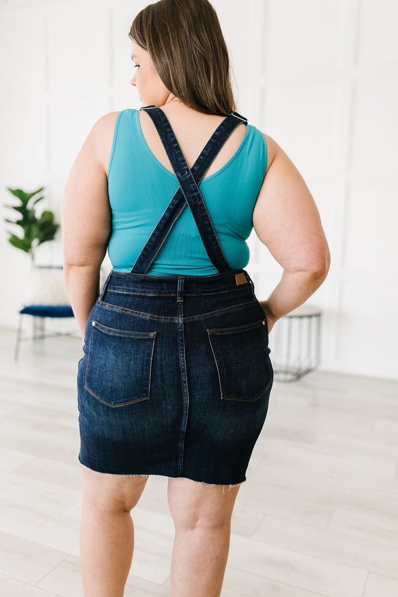 plus size overall dress denim Denim Overall Dress