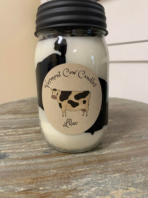 Vermont Cow Candles: Lilac 16Oz