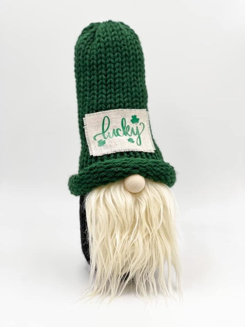 Mr Lucky Knitted Gnome