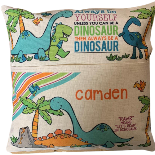 Dinosaur Reading Pillow