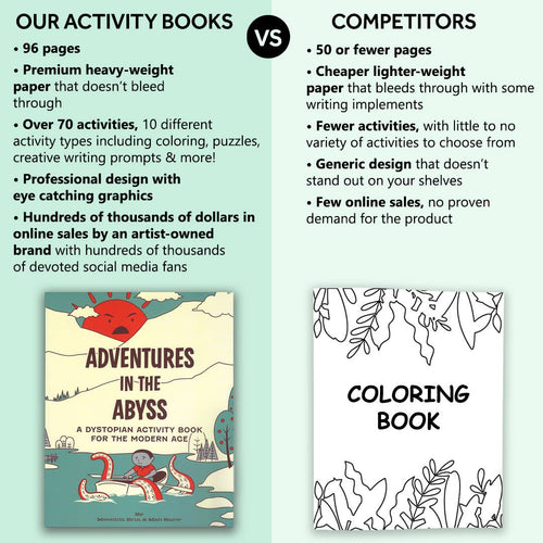 Boredwalk - Adventures in the Abyss Activity Book