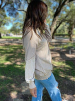 Best Selling Elliott Exposed Seam Sweatshirt in Five Colors