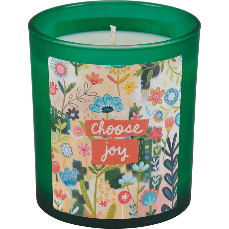 Primitives by Kathy - Choose Joy Green Candle