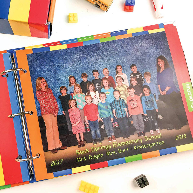 Denise Albright® - Class Keeper® School Days Memory Book | Open Stock: Primary Stripes