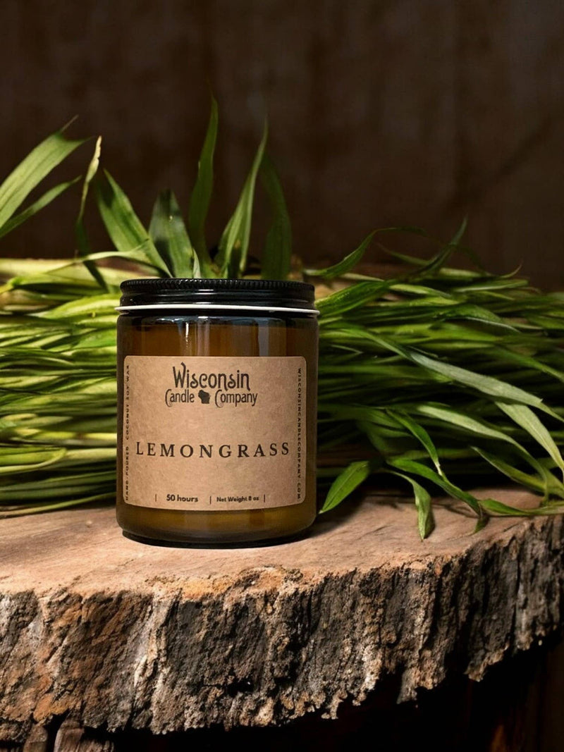 Wisconsin Candle Company - Lemongrass 8 oz Jar