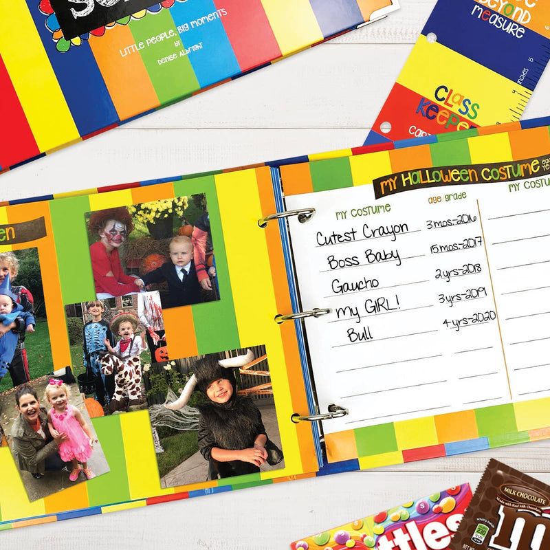 Denise Albright® - Class Keeper® School Days Memory Book | Open Stock: Primary Stripes