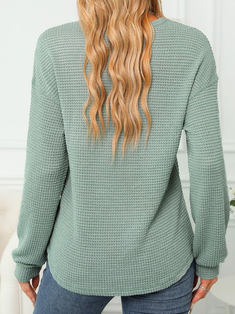 Round Neck Long Sleeve T-Shirt*