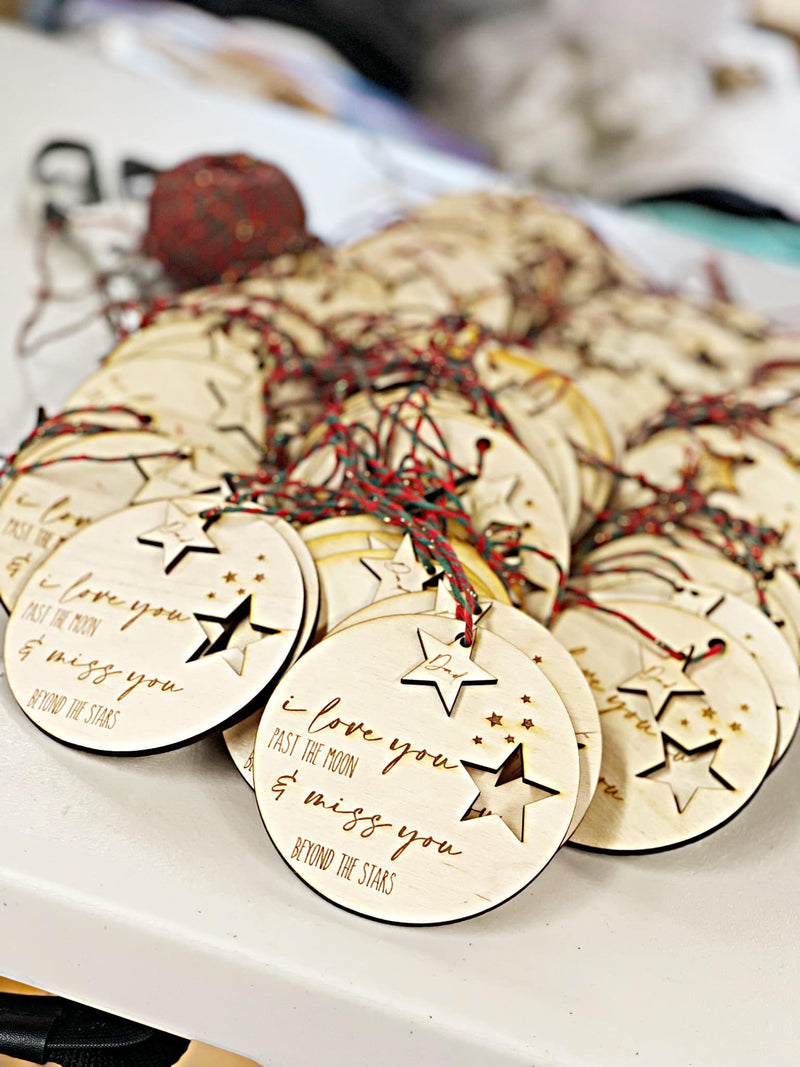 Wooden Memorial Ornament